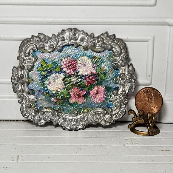 Oil Painting Dollhouse Miniature by Pauline Miller - Picture 2 of 5